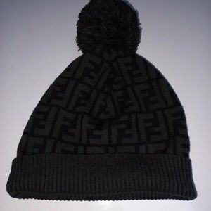 Fendi beanie hat FF